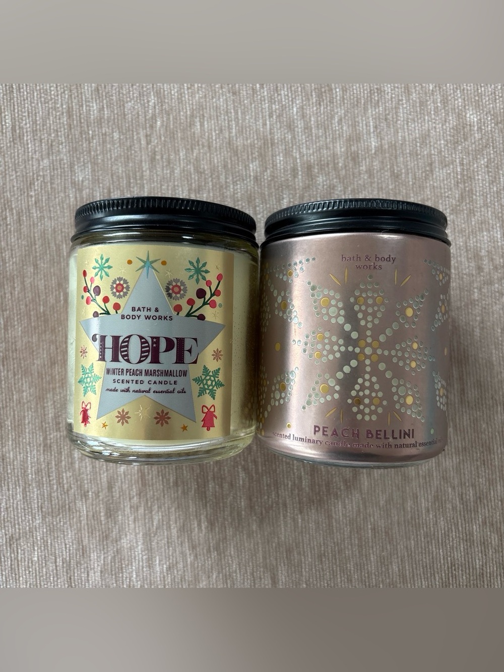 Bath and Body Works Single Wick 7oz Mason Jars 2pc Candle Set - All New